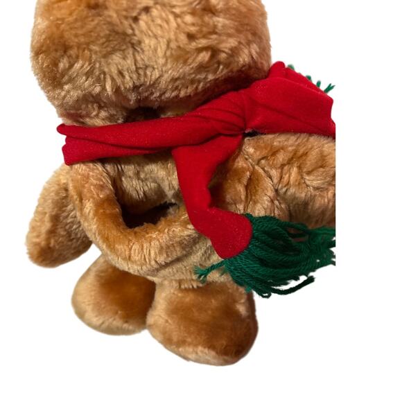 1988 Fairview Plush Christmas Stockings Set of 3 Rudolph Santa Snowman VTG - Picture 9 of 15